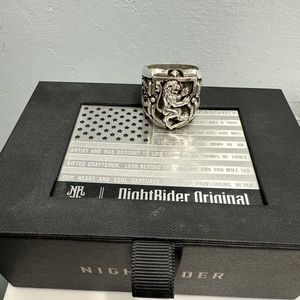 Nightrider Jewlery Gaurdian Lion sz12.5